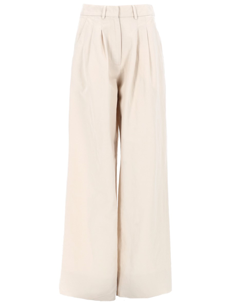 PANTALONE FRANKIE IN LINO E COTONE