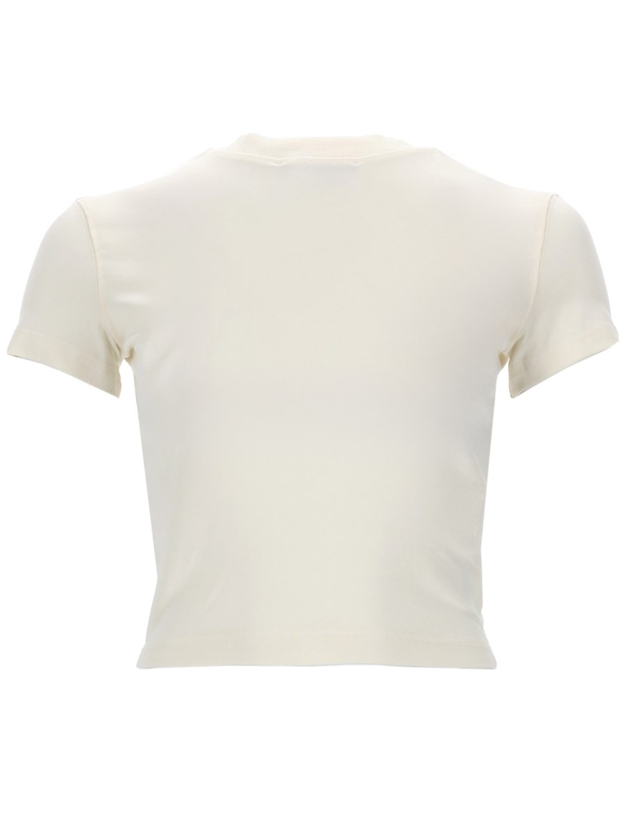 T-SHIRT CON LOGO GLITTERATO