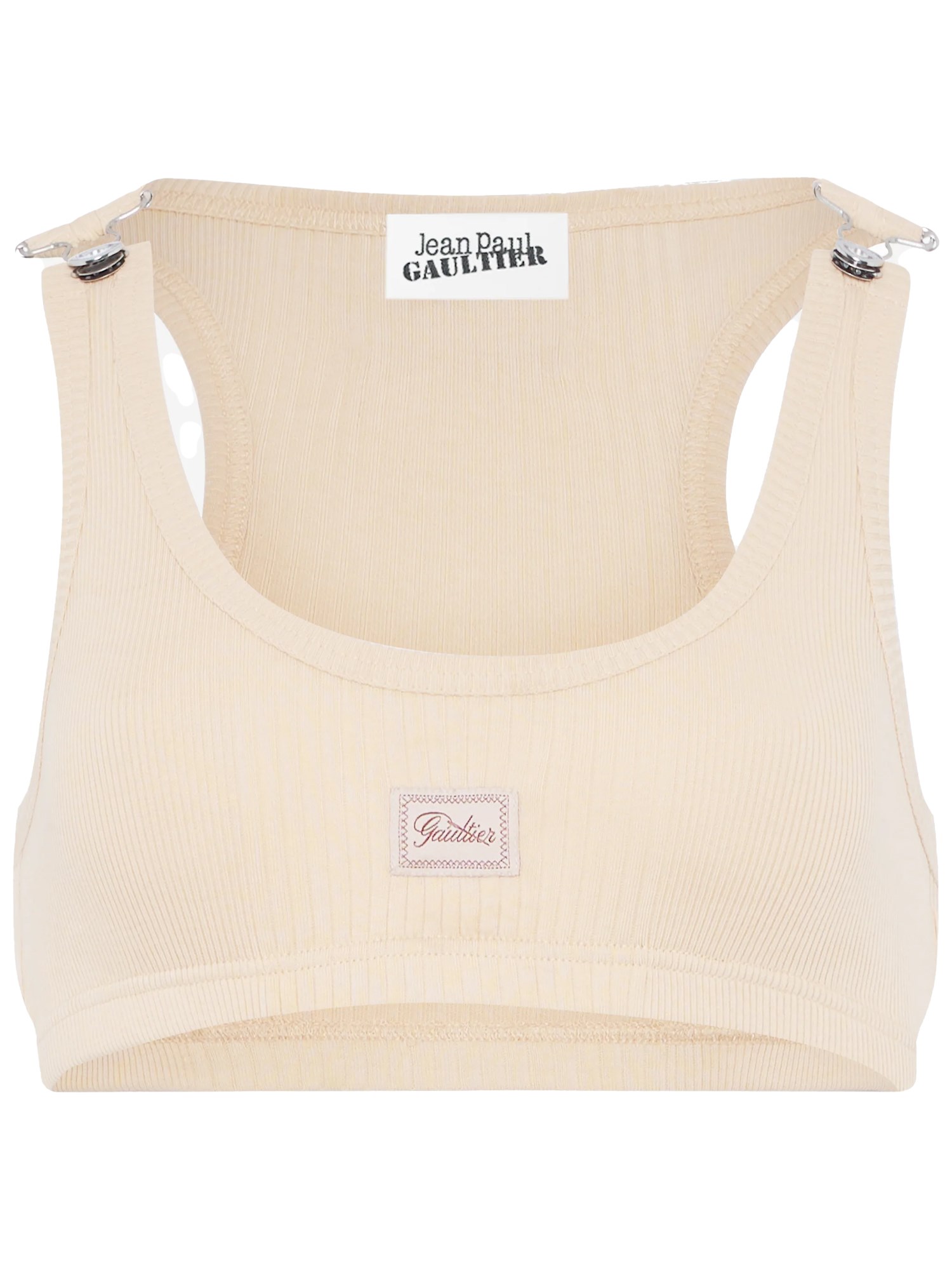 jean paul gaultier tops with logo