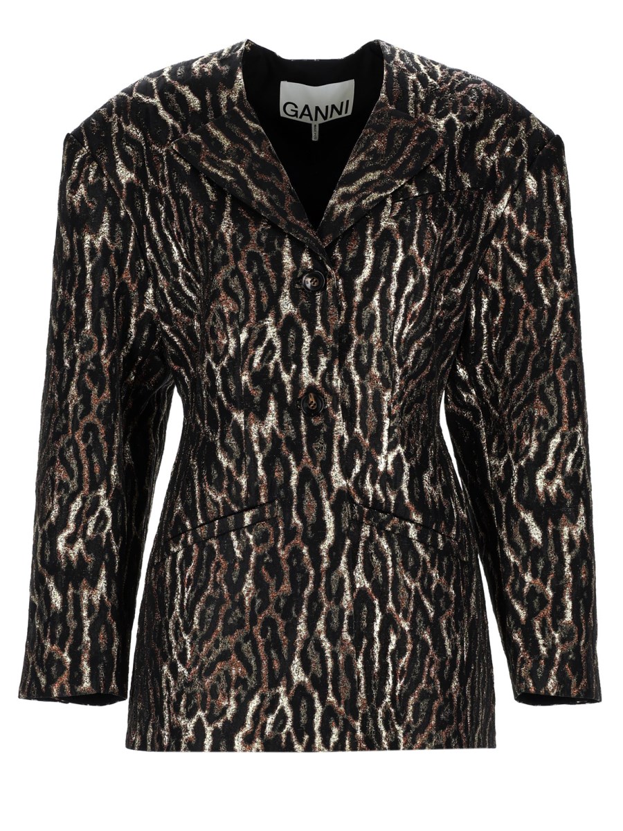 BLAZER CON STAMPA ANIMALIER