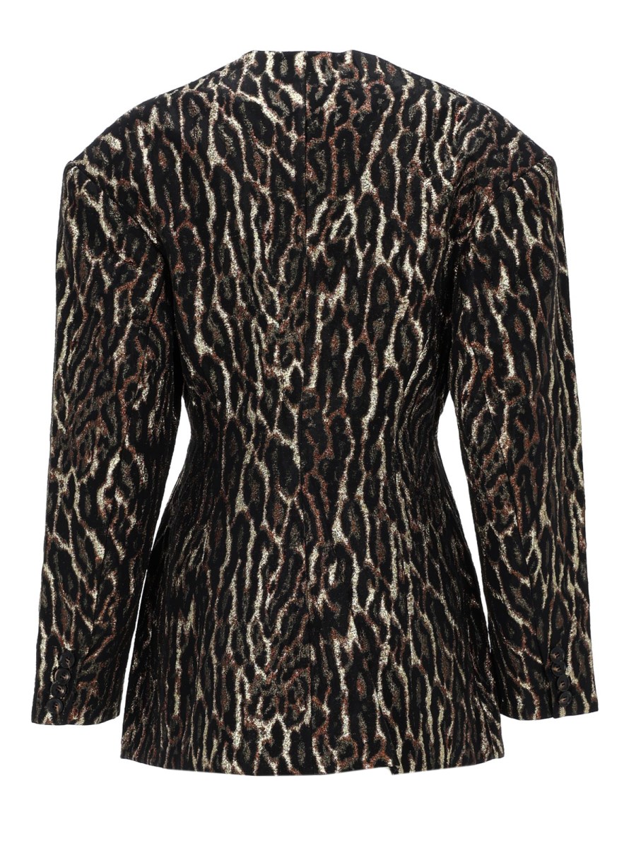 BLAZER CON STAMPA ANIMALIER