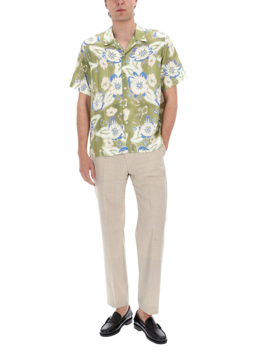 CAMICIA CASUAL FIT CON STAMPA