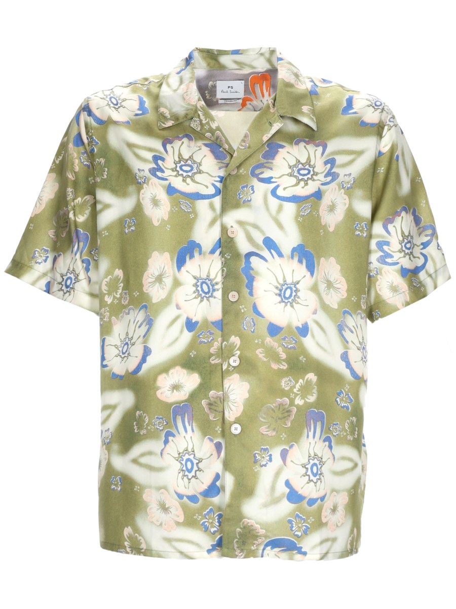 CAMICIA CASUAL FIT CON STAMPA