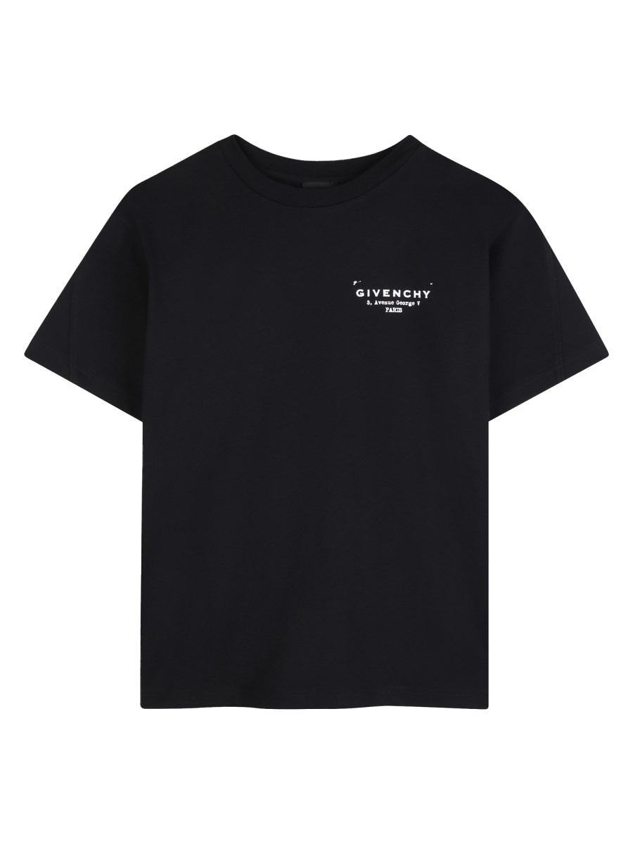 T-SHIRT CON STAMPA SUL RETRO 