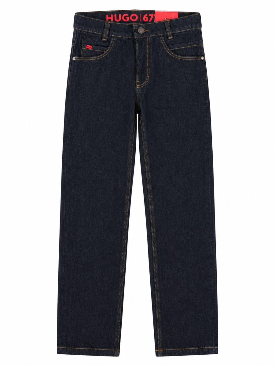 Jeans con Patch Logo 