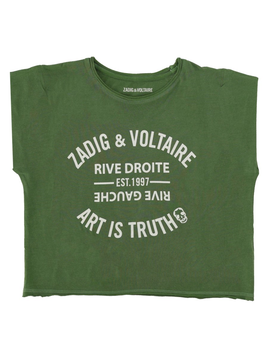 T-SHIRT SENZA MANICHE CON STAMPA LOGO
