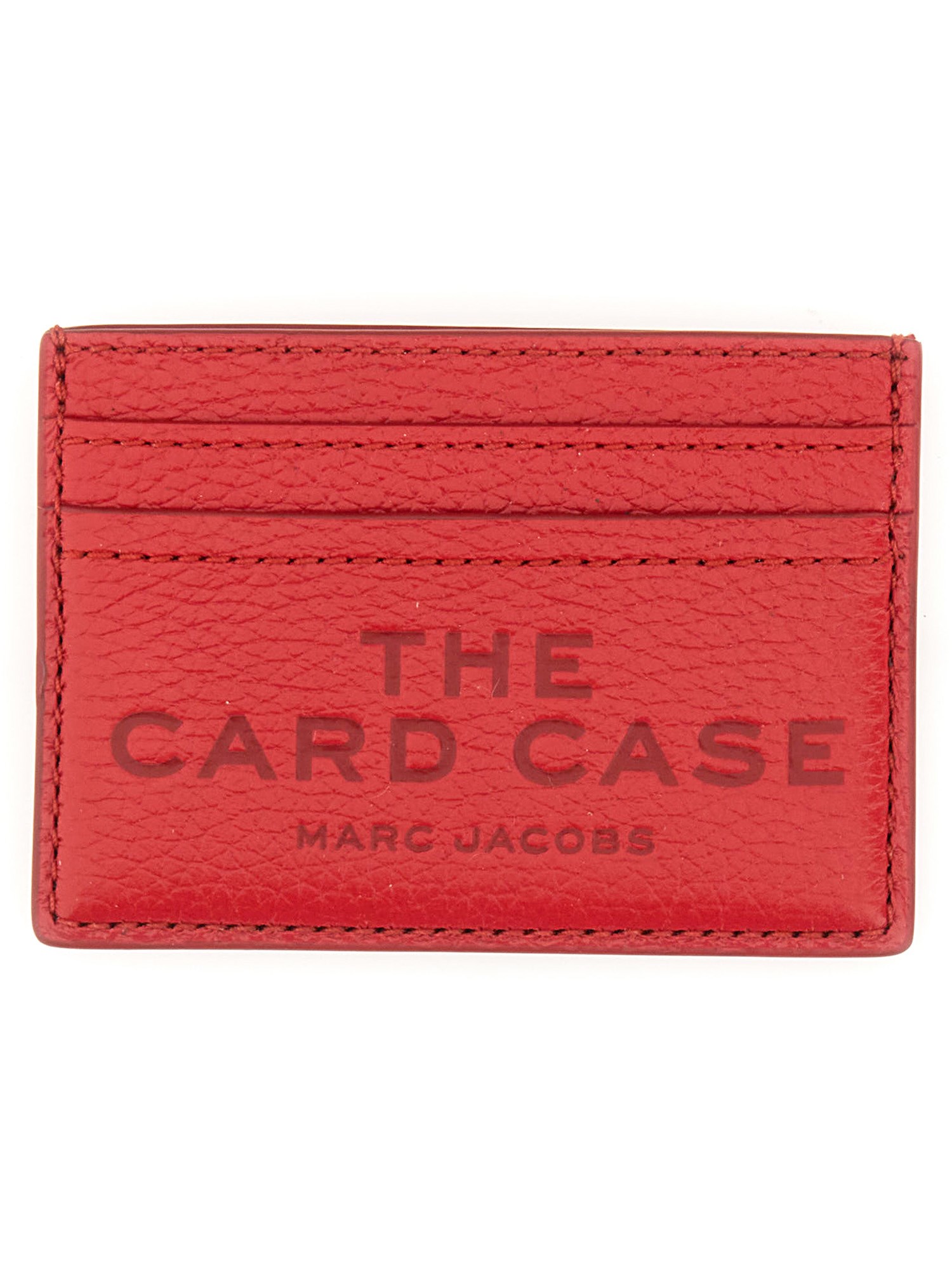 Marc Jacobs Card Holder With Logo In Red