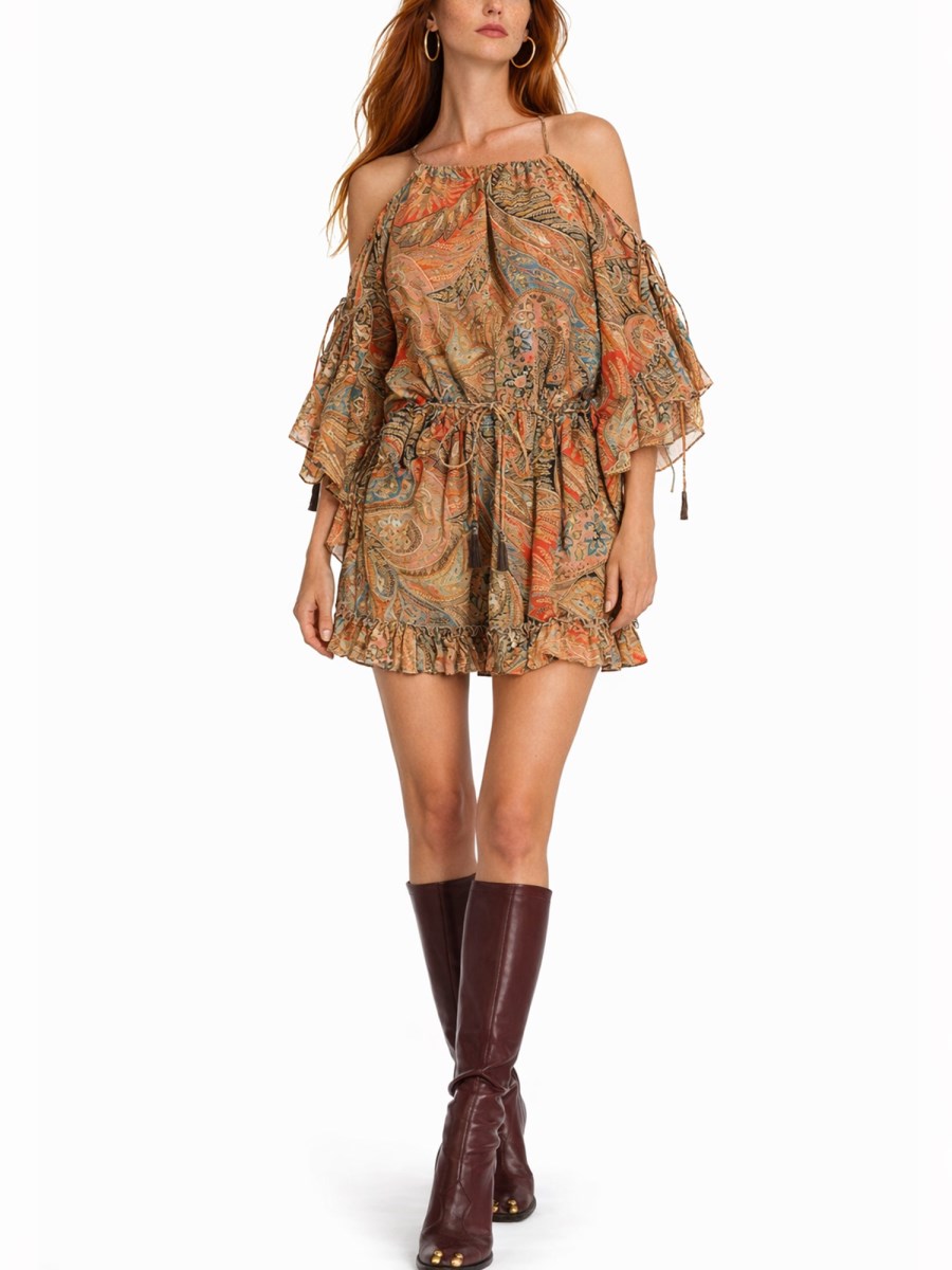 ABITO CON STAMPA PAISLEY