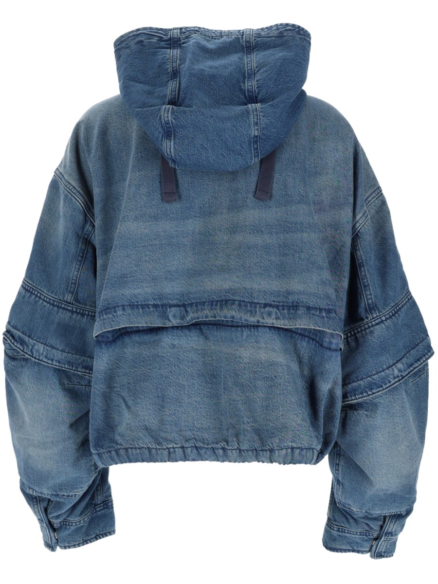 GIACCA CARGO IN DENIM DI COTONE