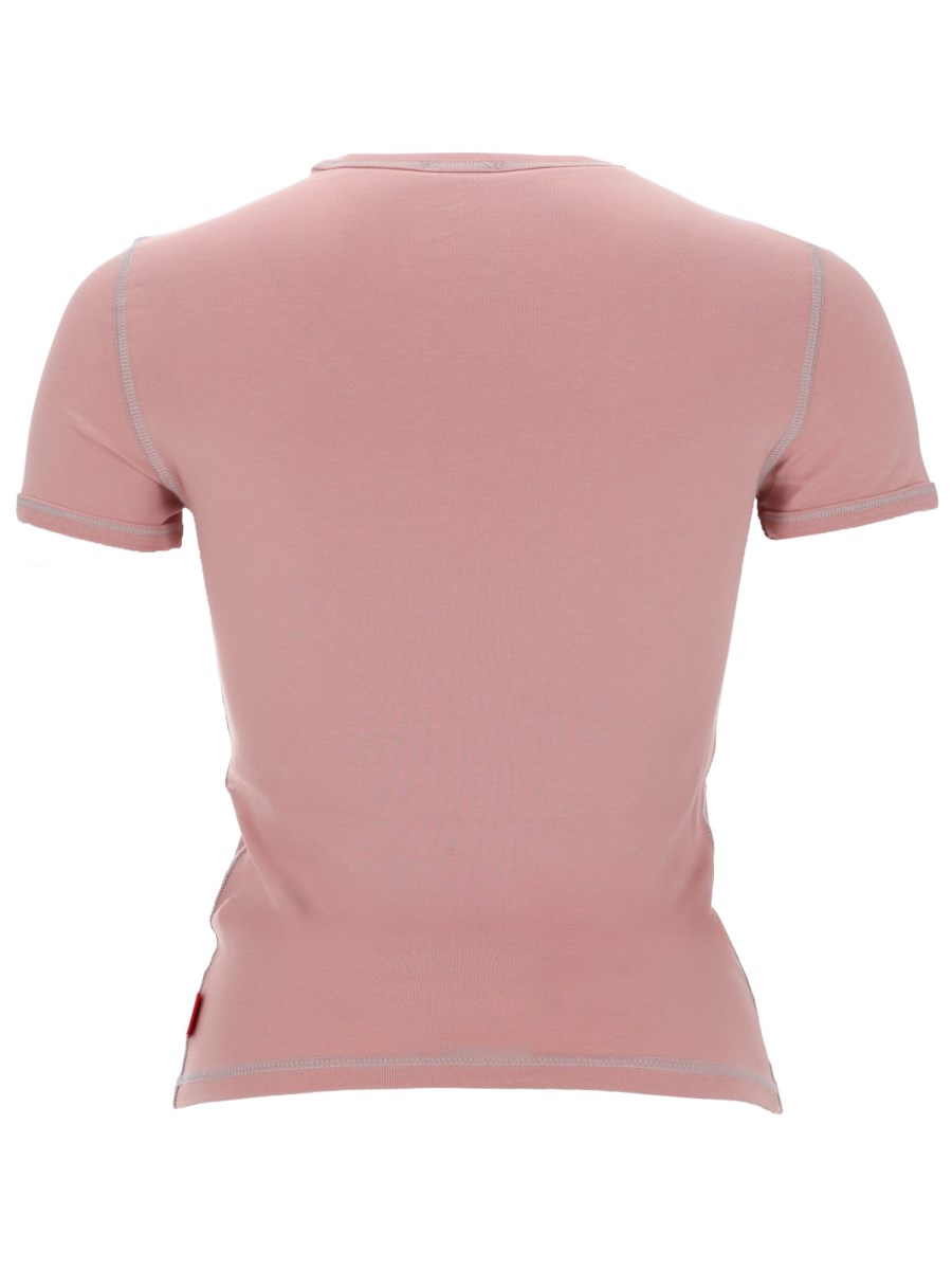 T-SHIRT CON LOGO EFFETTO GRAFFITI