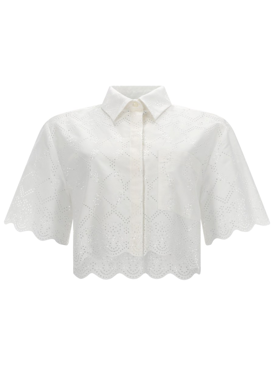 CAMICIA CON MOTIVO TRAFORATO