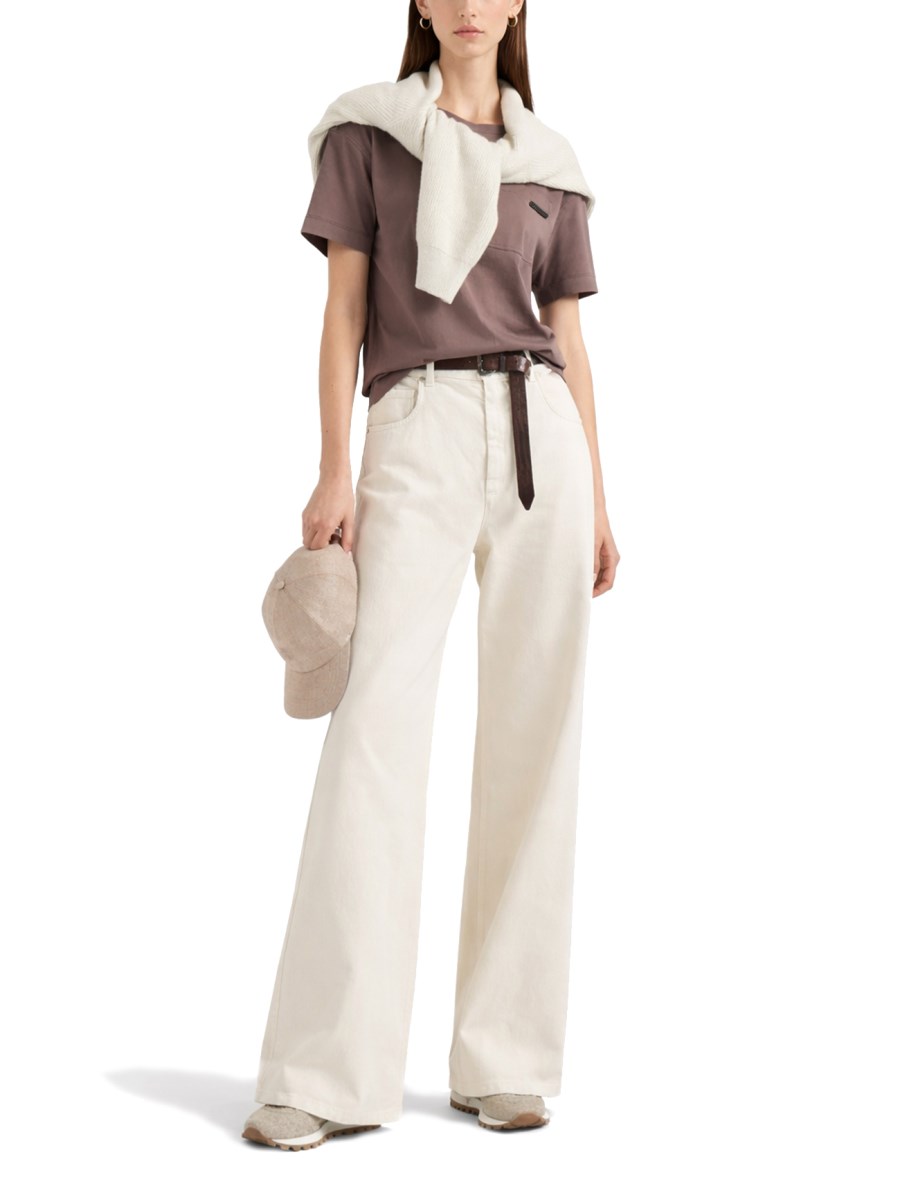 T-SHIRT CON TASCHINO