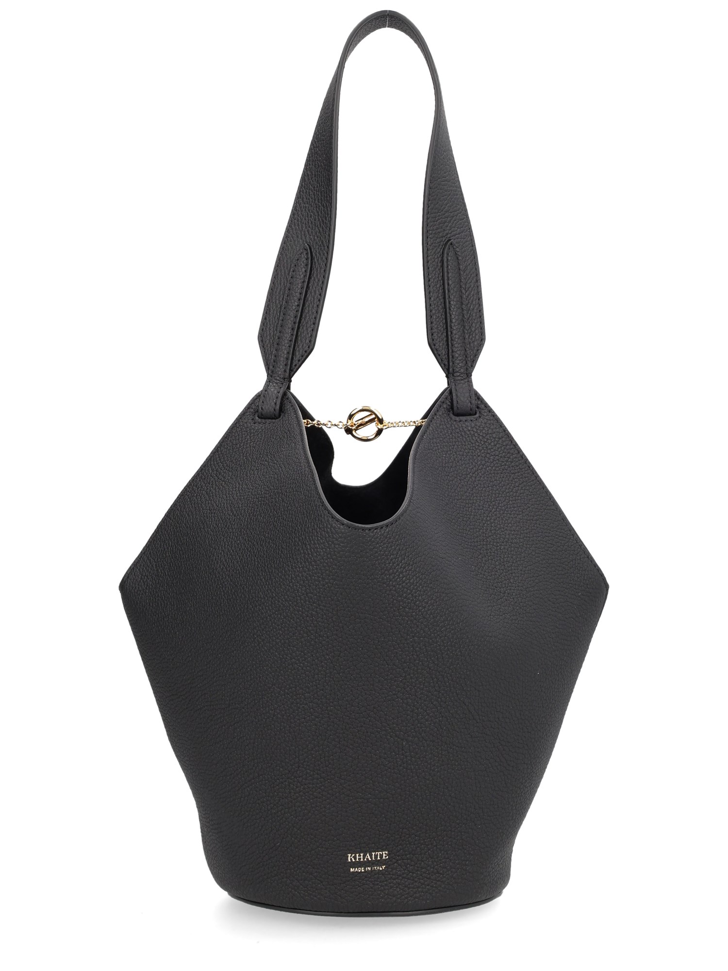 Khaite "lotus" Mini" Bag In Black