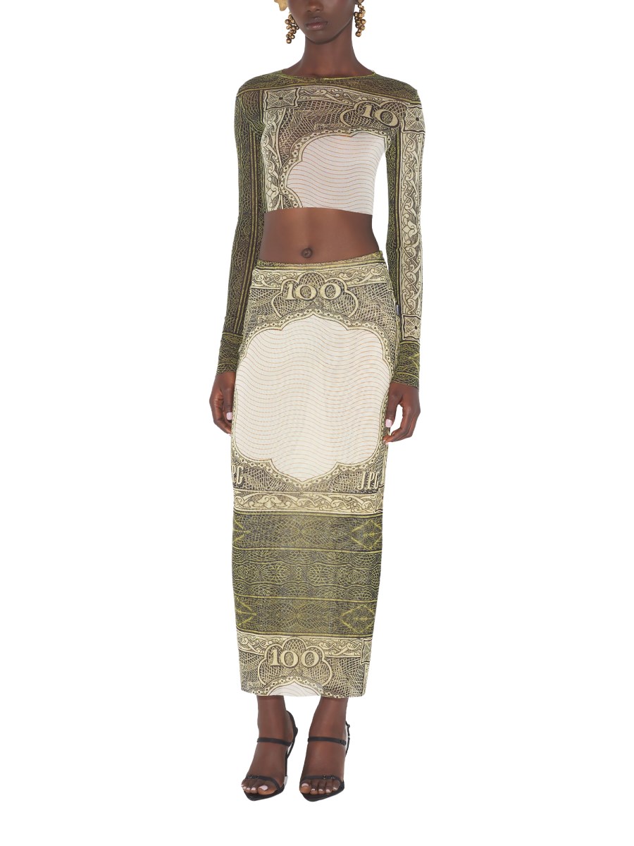 TOP CON STAMPA CARTOUCHE