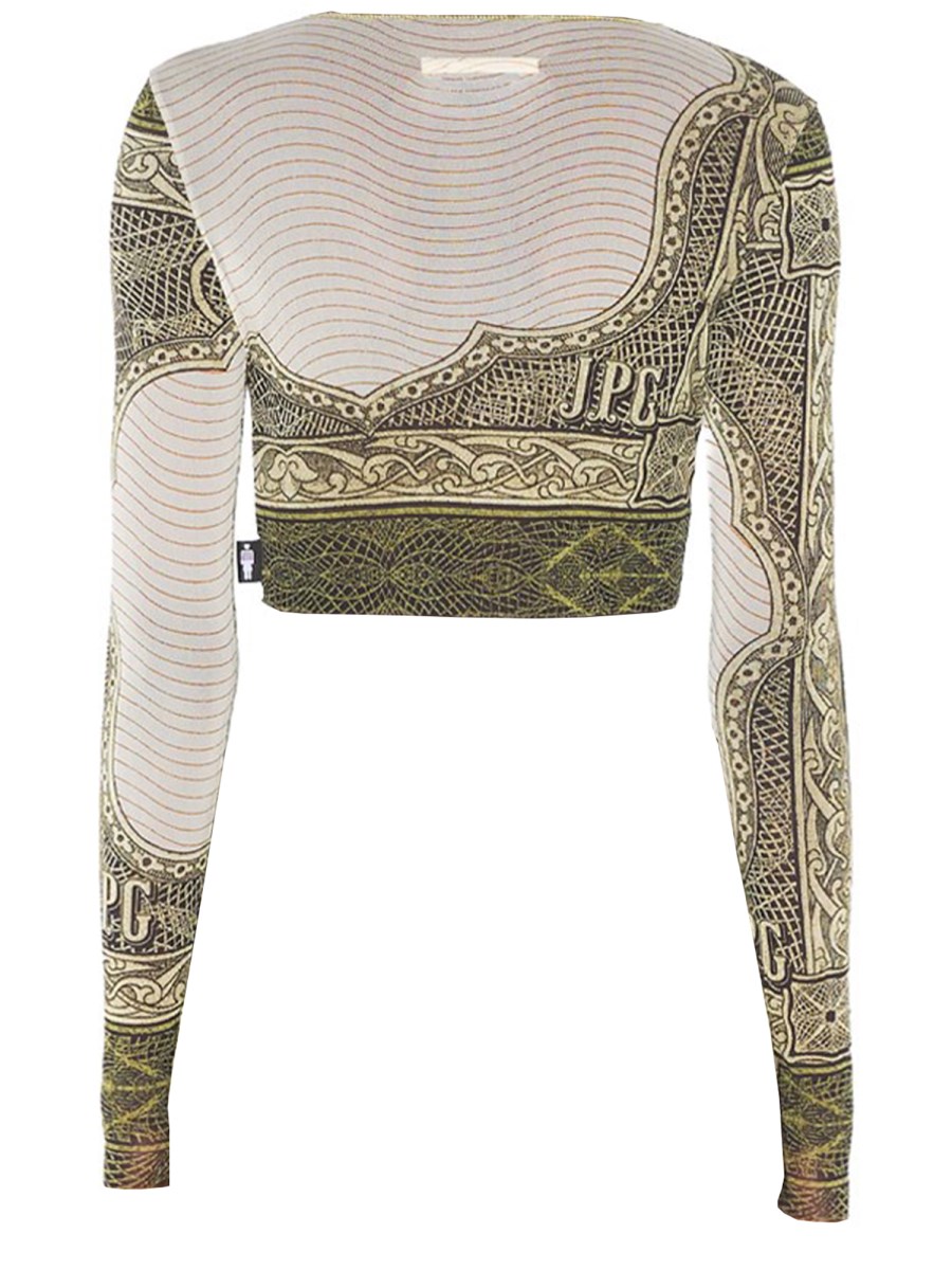 TOP CON STAMPA CARTOUCHE