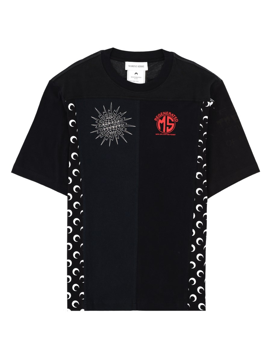 T-SHIRT UPCYCLED CON STAMPA