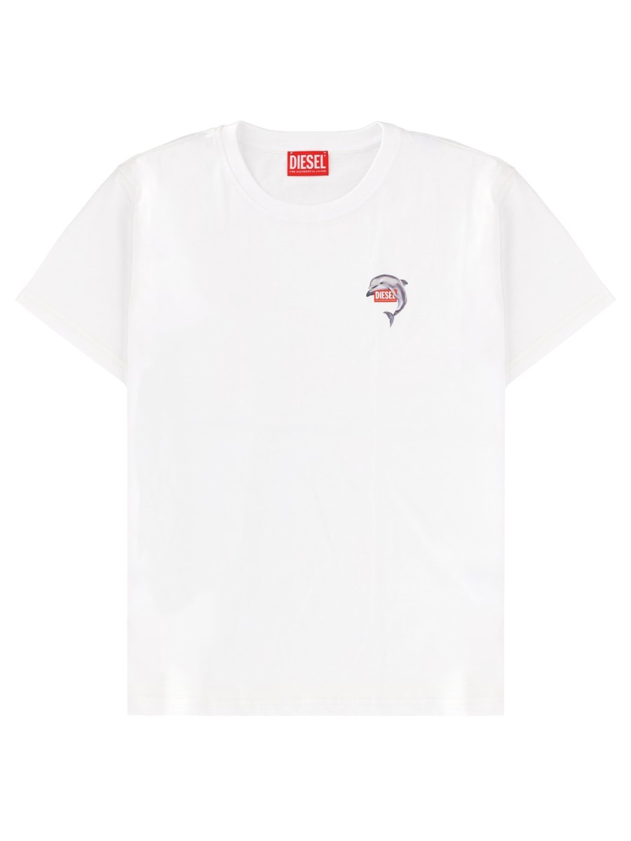 T-SHIRT IN COTONE CON STAMPA LOGO
