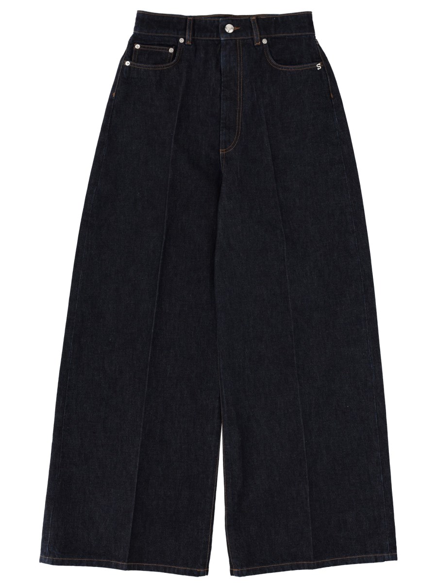 PANTALONE LARGO IN DENIM