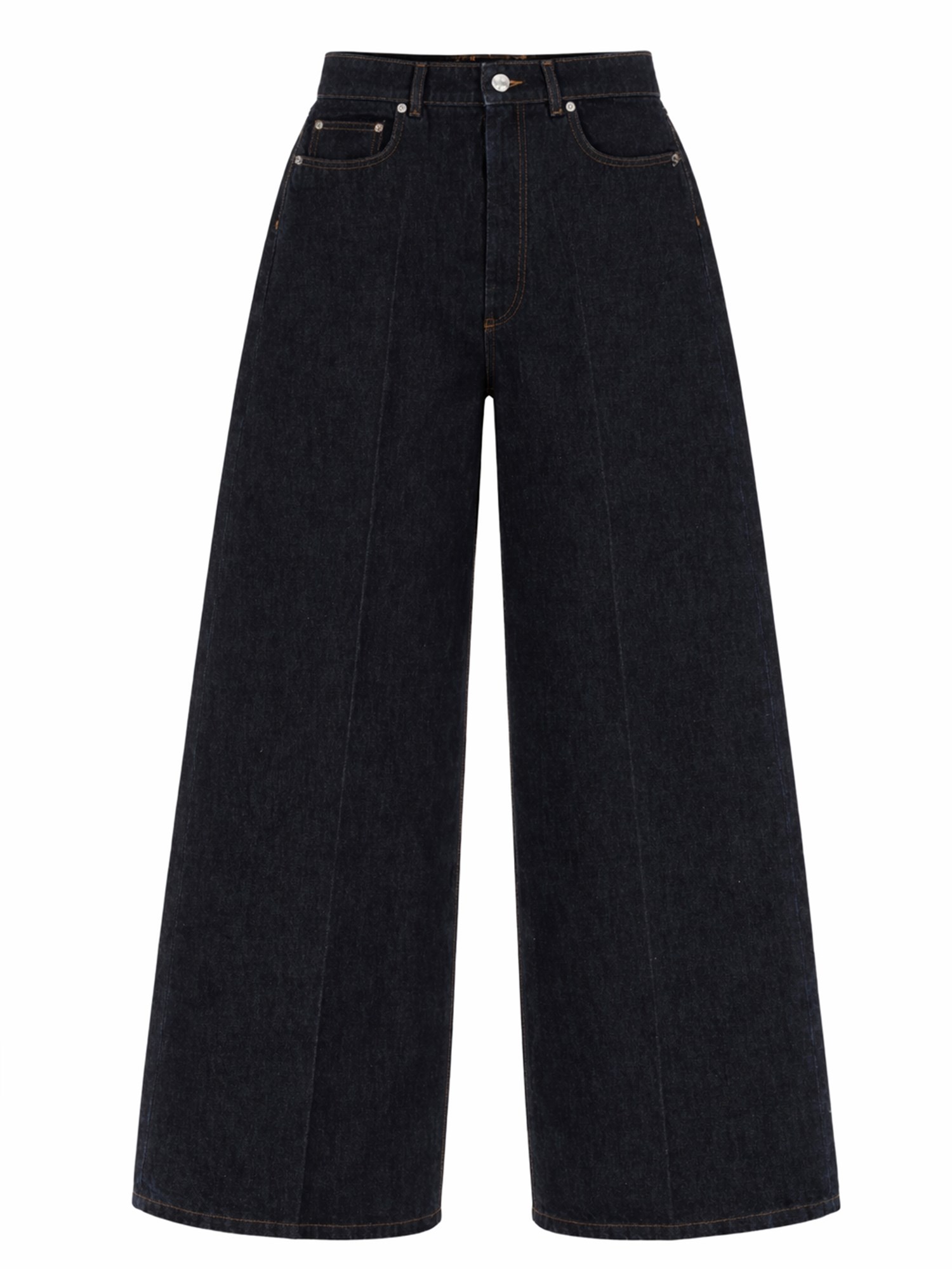 sportmax wide denim pants