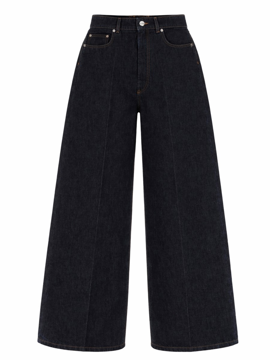 PANTALONE LARGO IN DENIM