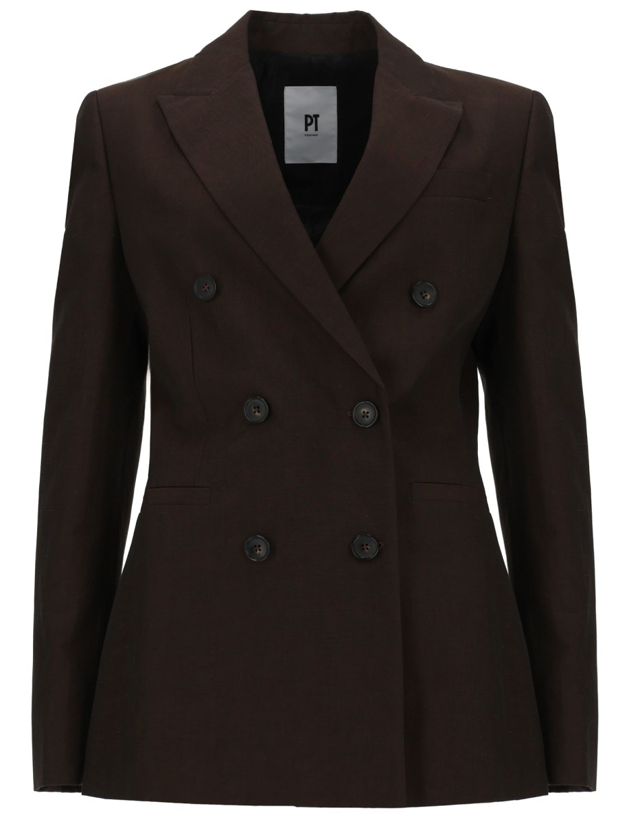 GIACCA ROMY IN LINO E COTONE