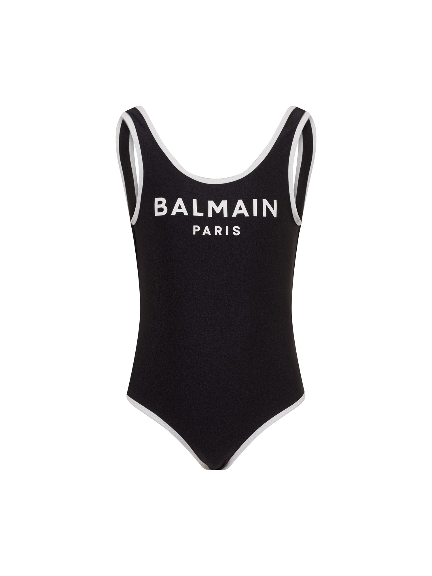 balmain costume with logo