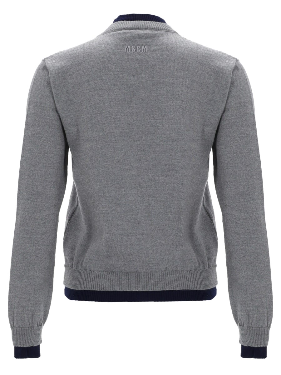 CARDIGAN CON DETTAGLIO DOPPIO BORDO