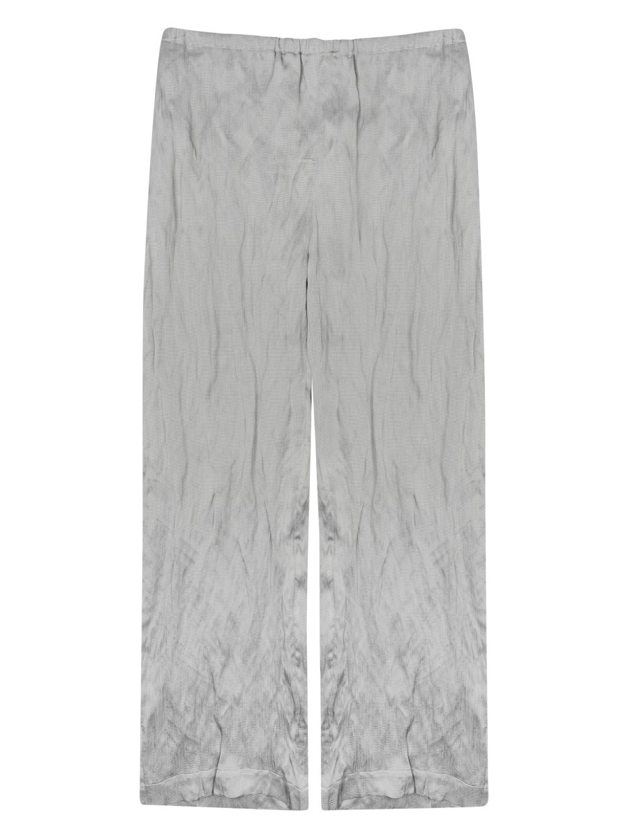 PANTALONE IN VISCOSA TESTURIZZATA