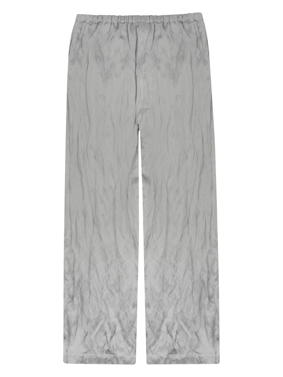 PANTALONE IN VISCOSA TESTURIZZATA