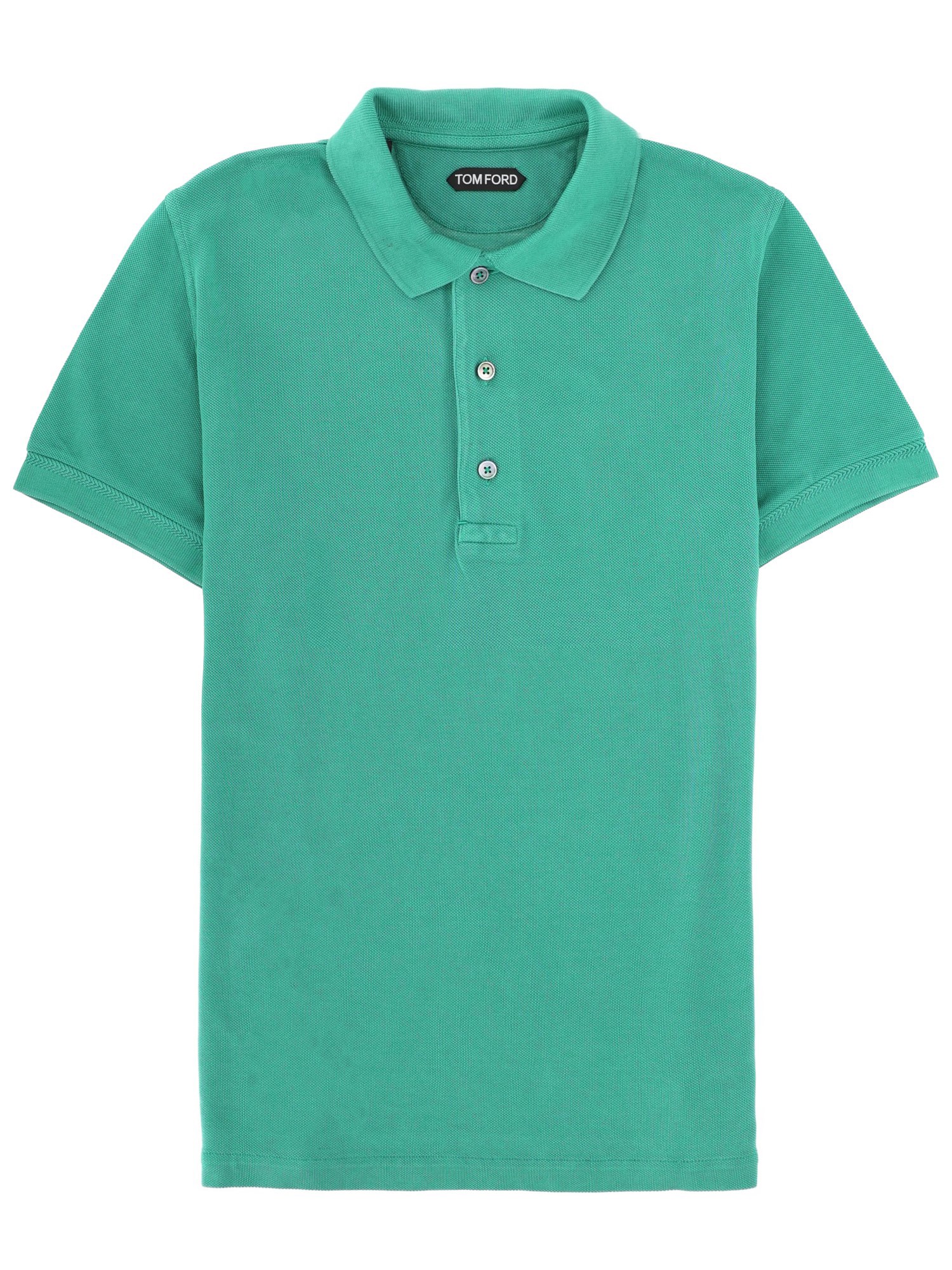 tom ford lyocell and cotton polo shirt