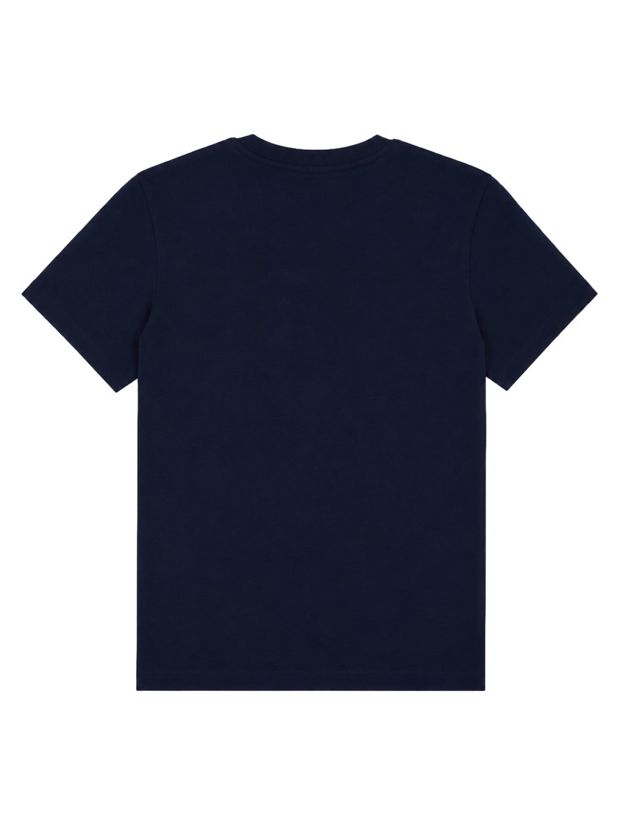 T-shirt con stampa logo sfumato