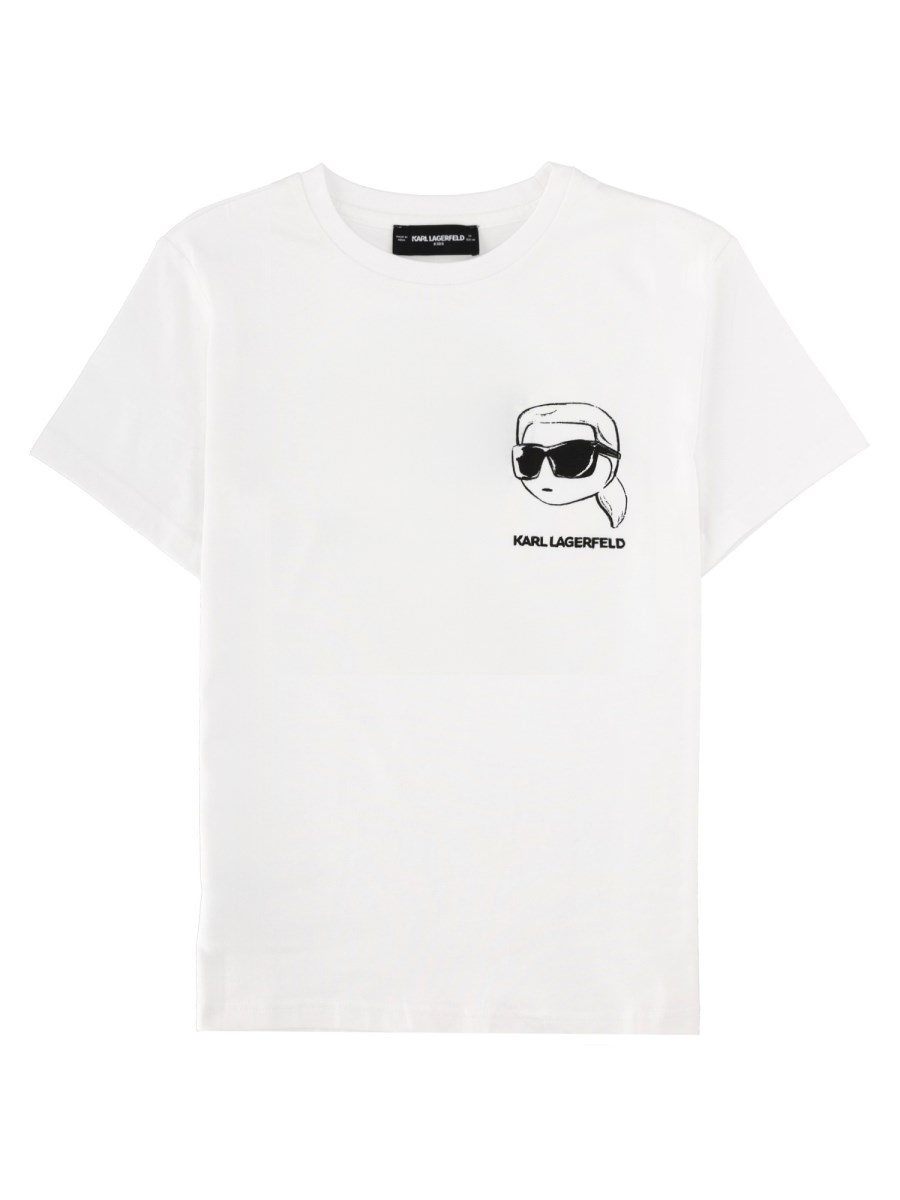 T-SHIRT CON STAMPA SUL RETRO