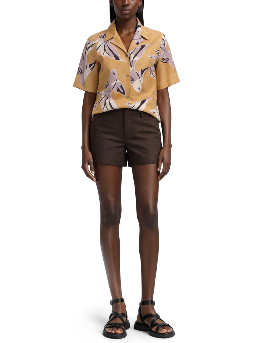 CAMICIA IN COTONE E SETA