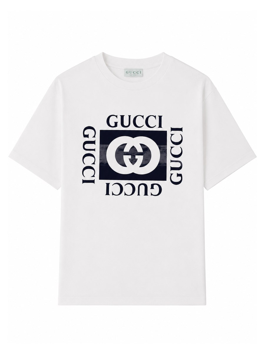 T-SHIRT MANICHE CORTE CON STAMPA