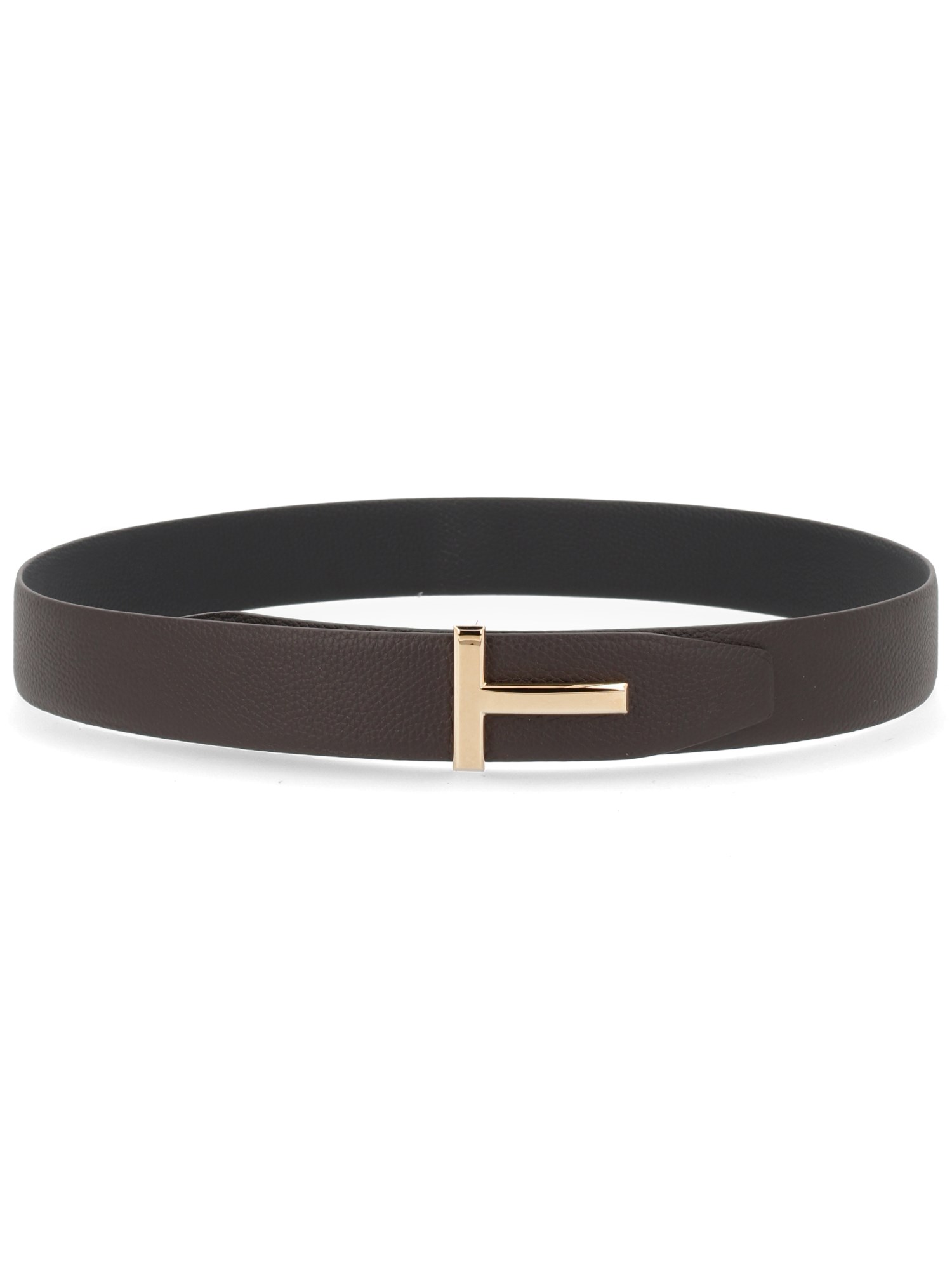 tom ford belt with buckle "t"