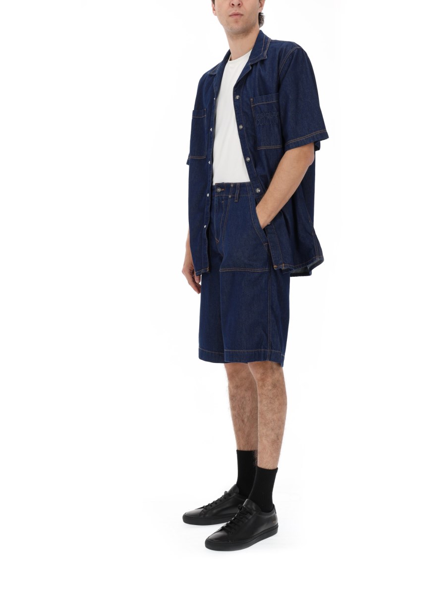 SHORTS IN DENIM DI COTONE