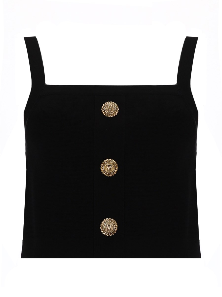 TOP CON BOTTONI GIOIELLO