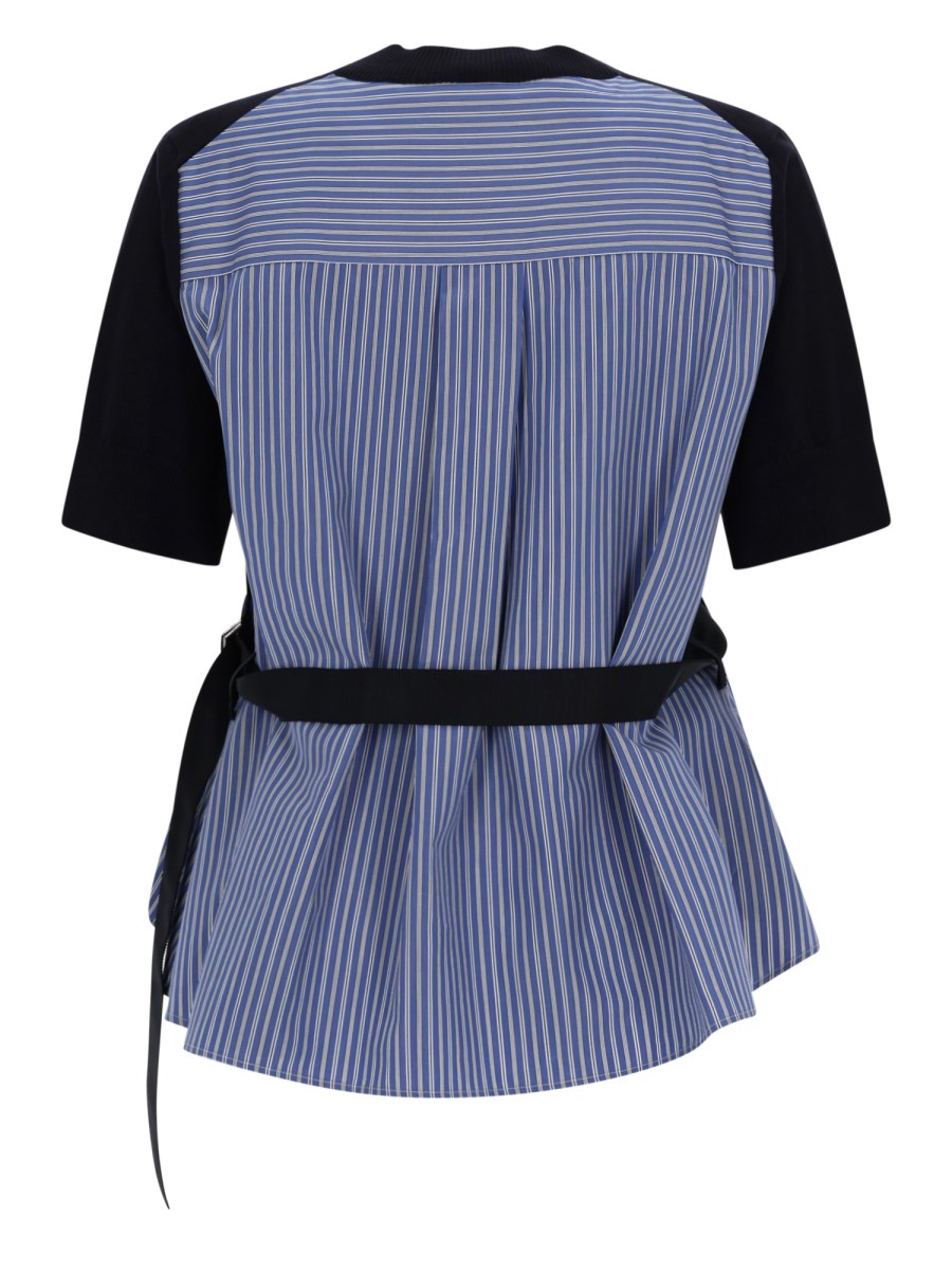 TOP IN MAGLIA DI COTONE