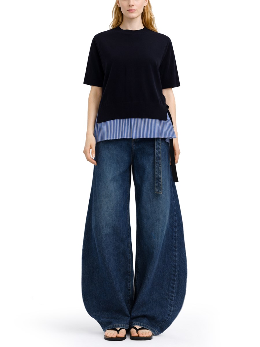 TOP IN MAGLIA DI COTONE