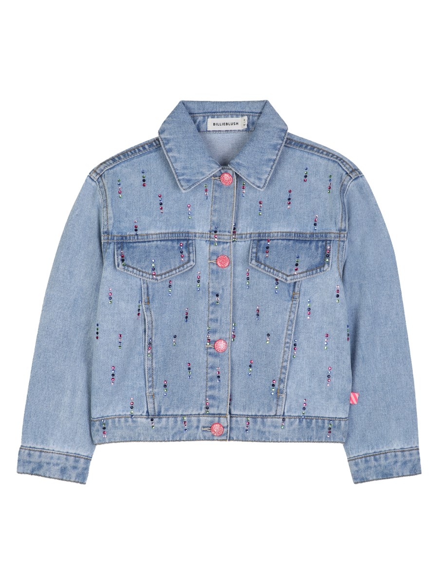 GIACCA DI JEANS CON GLITTER