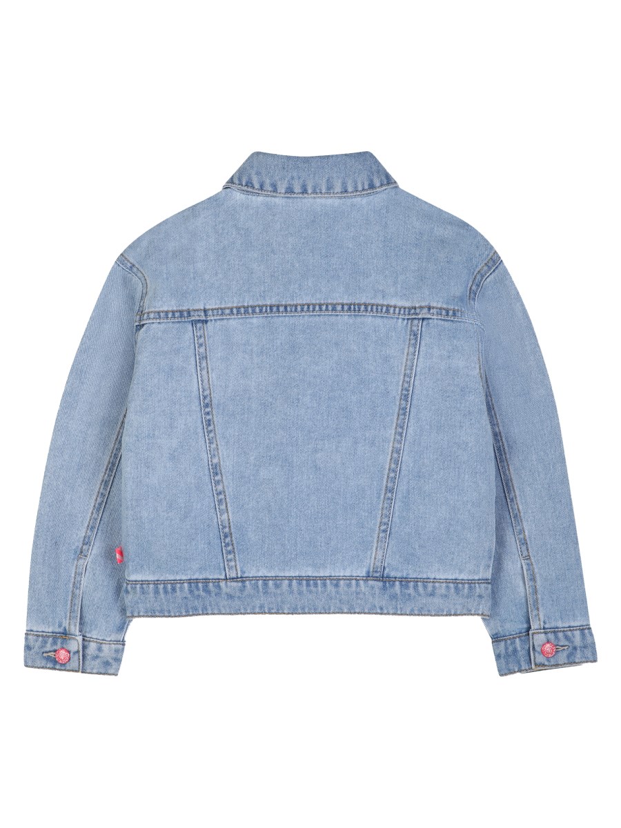 GIACCA DI JEANS CON GLITTER