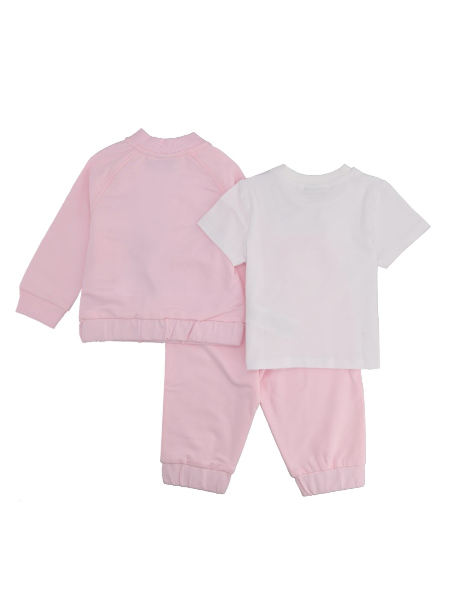 Set tuta sportiva e t-shirt con monogrammi doppia B