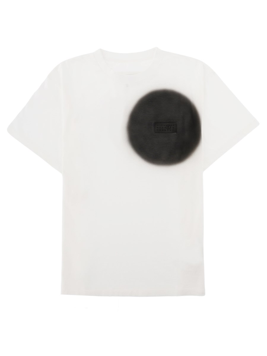 T-SHIRT CON STAMPA SPRAY