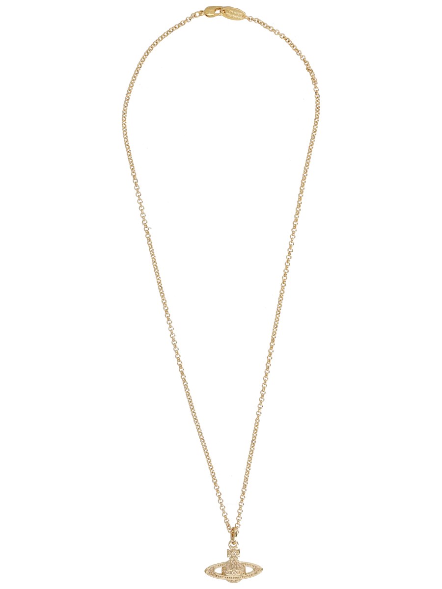 COLLANA CON CIONDOLO ORB MINI BAS RELIEF 