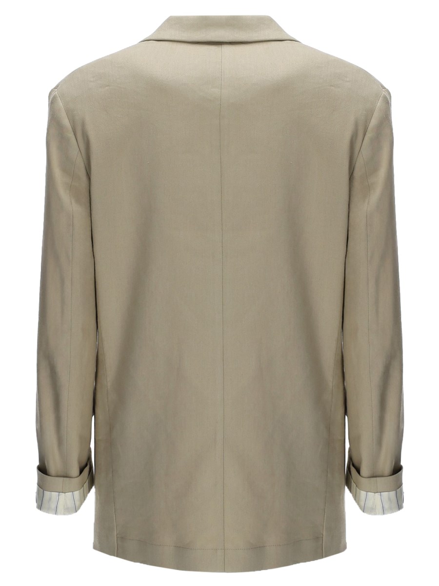 BLAZER IN MISTO LINO