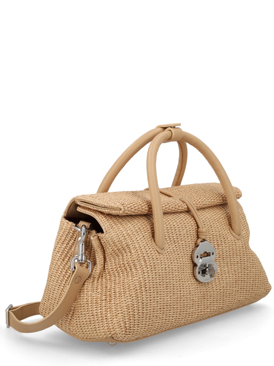 BORSA DOTTA VIMINI SMALL