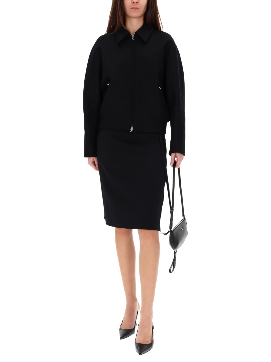 GIACCA BOMBER IN LANA