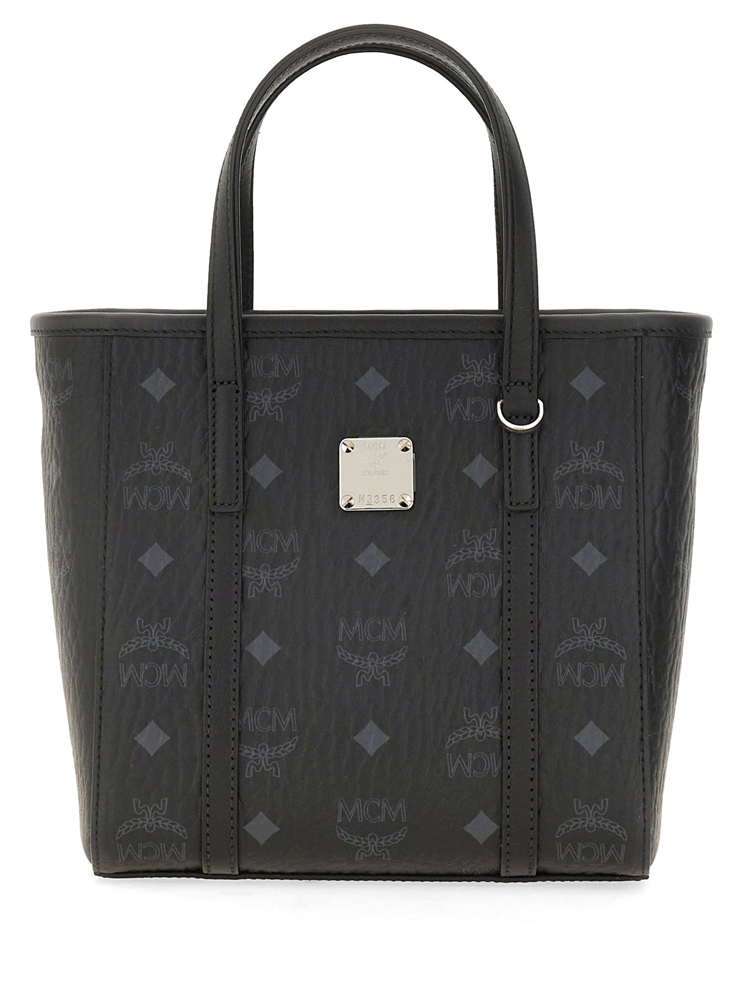 Mcm Toni Mini Shopper Bag In Black