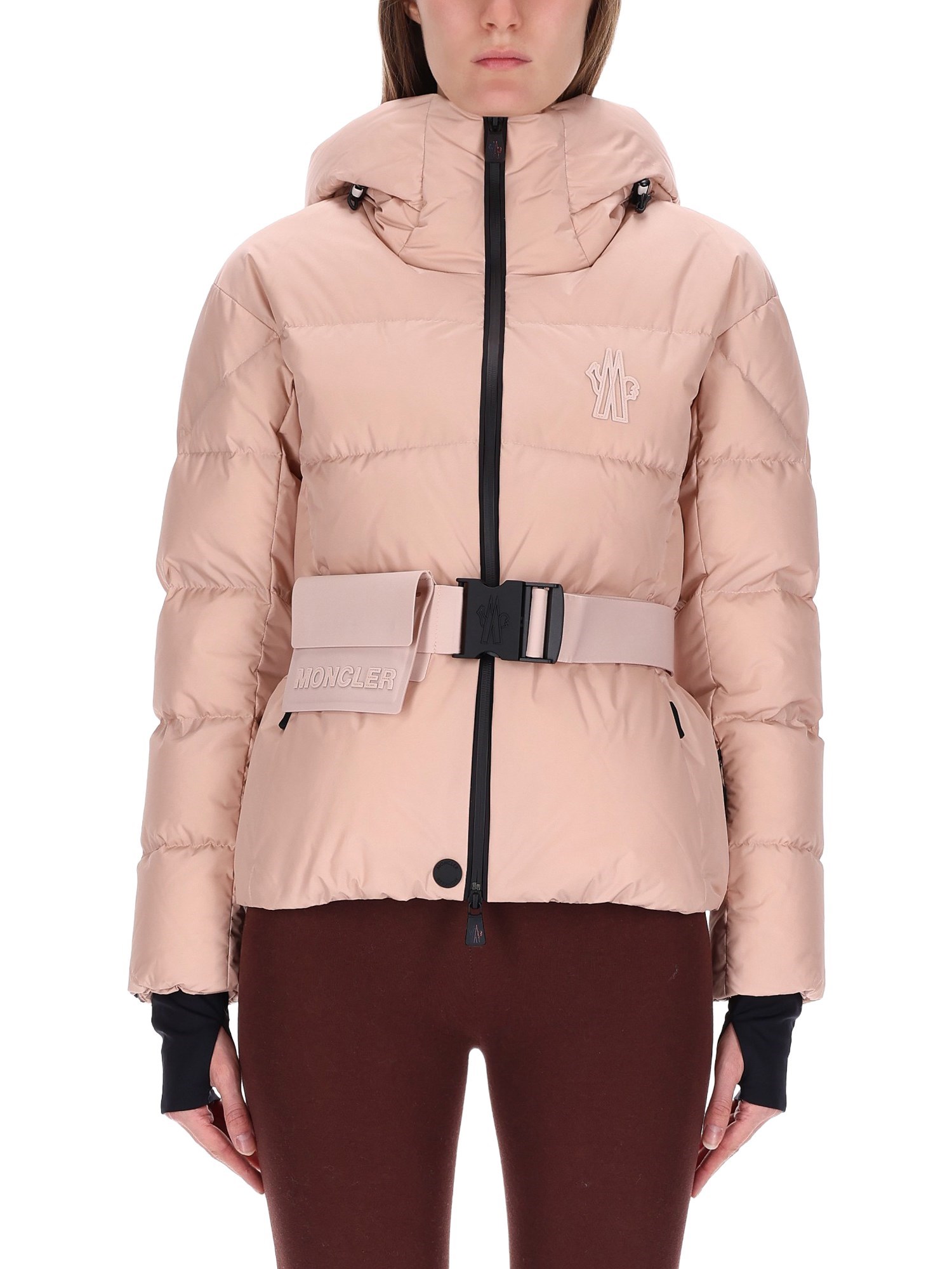 Moncler "bouquetin" Ski Down Jacket In Pink
