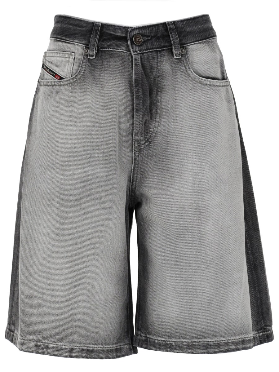 SHORTS IN DENIM SKELETON
